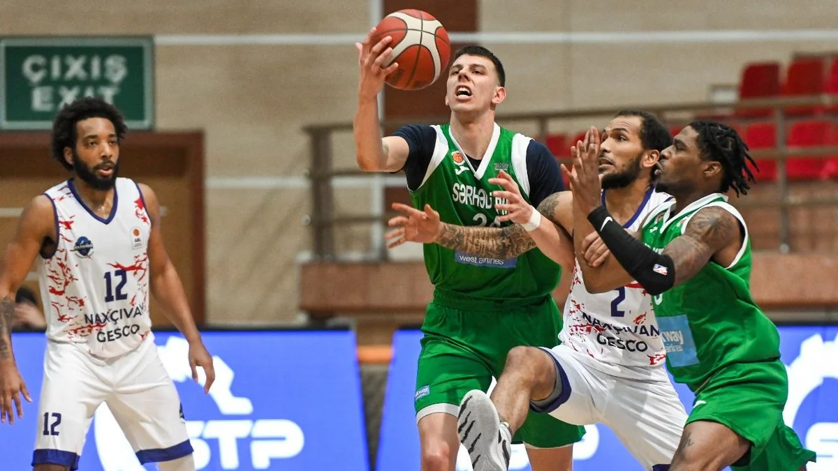 Azərbaycan Basketbol Liqasında Sərhədçi Naxçıvan üzərində qələbə qazanıb