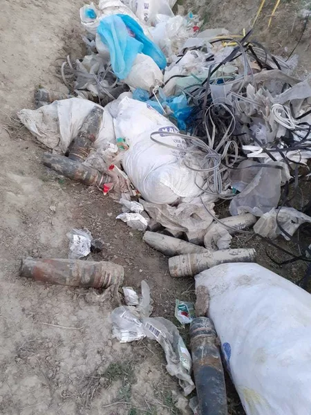 Xızıda 59 ədəd top mərmisi aşkarlandı - FOTO