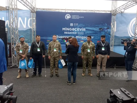 Mingəçevir Reqatasında qazilər mükafatlandırılıb