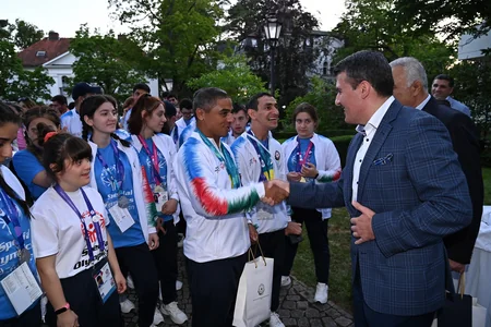 Berlində olimpiya oyunlarında iştirak edən Azərbaycan komandasının şərəfinə ziyafət verilib
