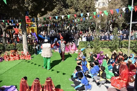 Bakının Nizami və Nəsimi rayonlarında bayram şənliyi keçirilib