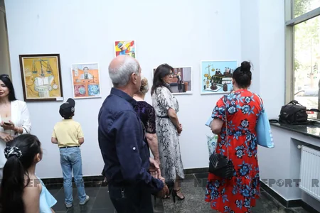 “Vəkillik peşəsi uşaqların gözü ilə” adlı uşaq rəsm sərgi-müsabiqəsi keçirilib
