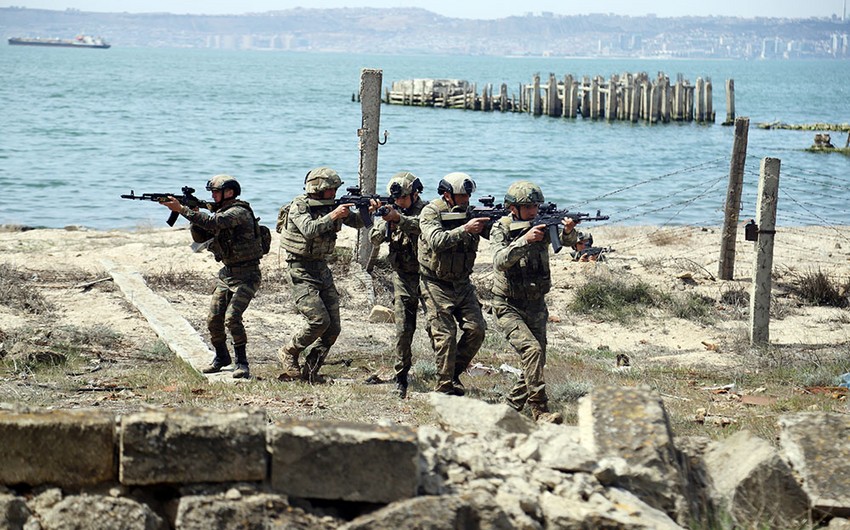 Azərbaycan hərbçiləri terrorçuların zərərsizləşdirilməsi üzrə tapşırıqları icra ediblər