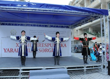 Leyla Əliyeva X Ümumrespublika Yaradıcılıq Sərgi-Yarmarkasının açılışında iştirak edib