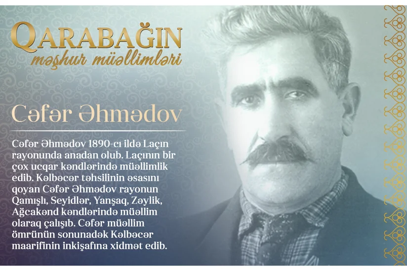 Qarabağın məşhur müəllimləri - Cəfər Əhmədov