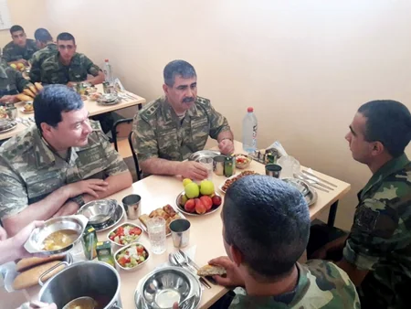 Azerbaijan's Defense Minister visited frontline military units