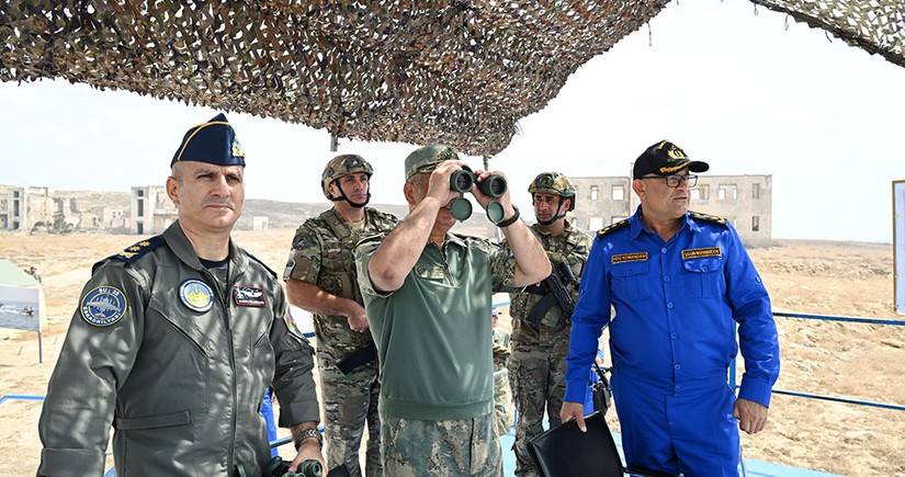 Azerbaijani Navy conducts exercises to protect maritime energy infrastructure