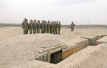 В инженерных частях Отдельной общевойсковой армии проходят занятия