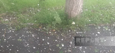 Şuşaya dolu yağır