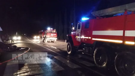 Oğuzda körpələr evi-uşaq bağçasında yanğın söndürülüb - YENİLƏNİB