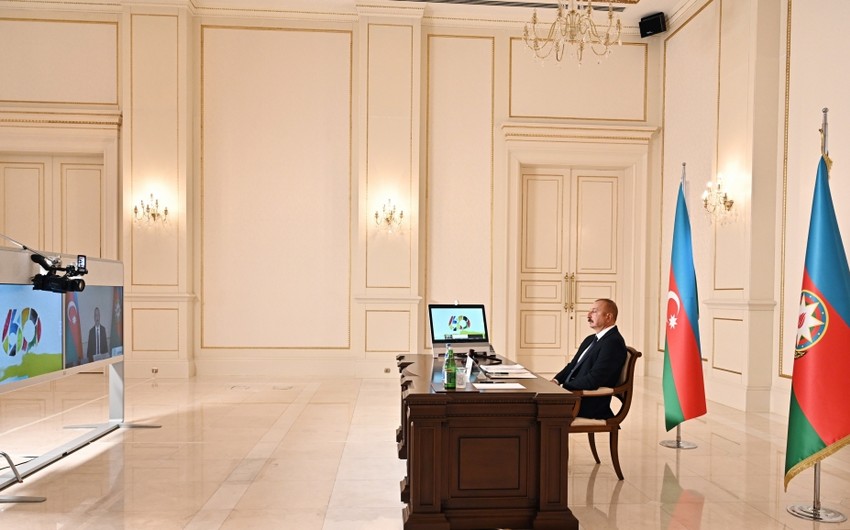 Президент: Азербайджан безвозмездно пожертвовал четырем странам 150 тысяч доз вакцины