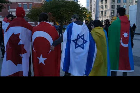 Kanadada Gəncədəki terror aktları ilə bağlı yürüş keçirilib