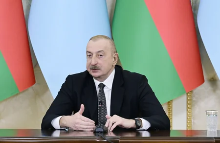 Presidents of Azerbaijan and Somalia make press statements
