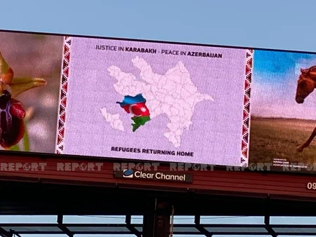 ABŞ-da Qarabağla bağlı lövhələr quraşdırılıb