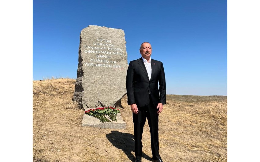 Prezident İlham Əliyev Füzuliyə gedib