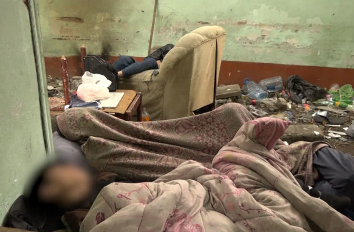 Bakının mərkəzində narkomanlar yuvası