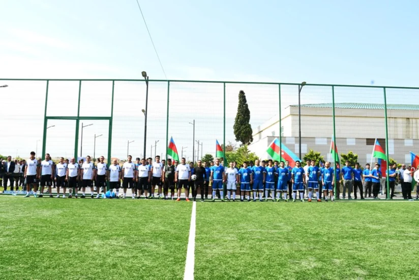 BŞİH və RİİB əməkdaşları arasında minifutbol üzrə yoldaşlıq görüşü olub
