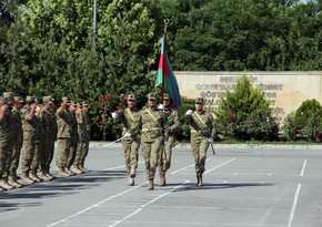 Hərbi xidməti başa vuran sərhədçi əsgərlər Silahlı Qüvvələrin ehtiyatına buraxılıb