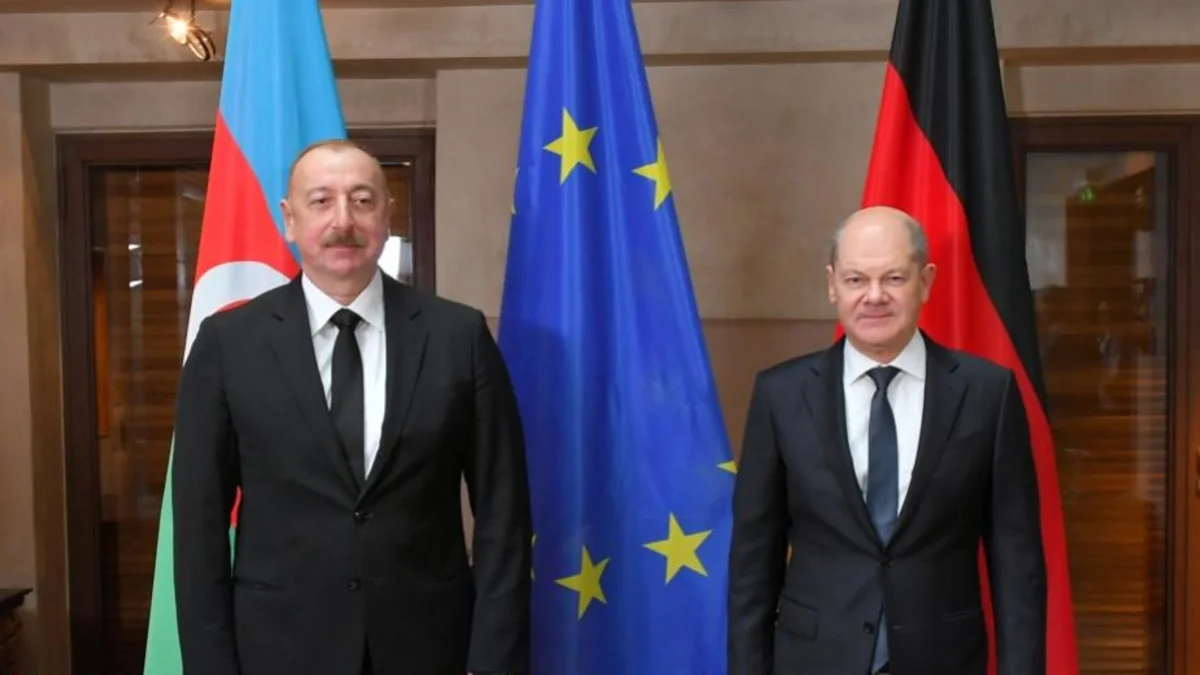 Olaf Şoltz Prezident İlham Əliyevə zəng edib