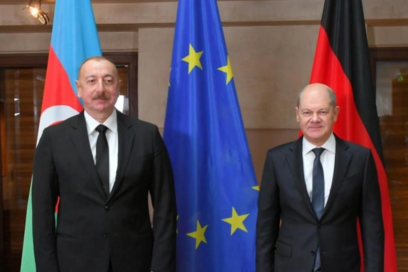 Olaf Şoltz Prezident İlham Əliyevə zəng edib