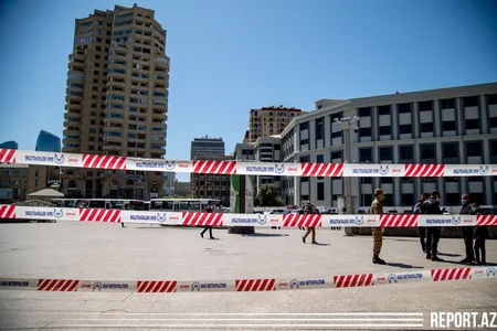Bakıda polis naryadlarının sayı artırılıb - FOTOREPORTAJ