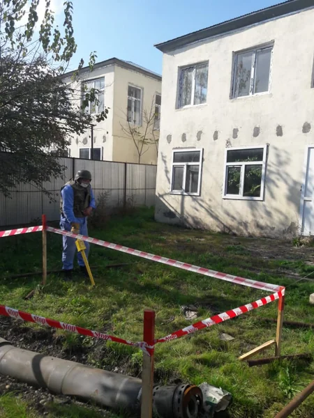 Cəbhəyanı ərazilərdə partlamamış hərbi sursatlar zərərsizləşdirildi