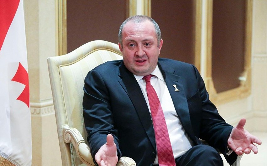 Gürcüstan prezidenti: Azərbaycanlılar əsl dostlarımız olduqlarını göstərdilər