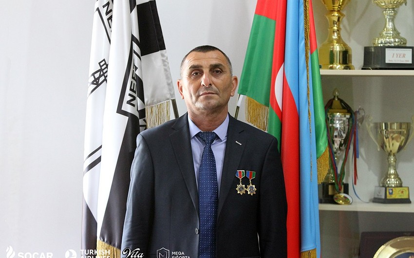 Neftçinin məşqçisi Milli Ordu-100” medalı ilə təltif olunub