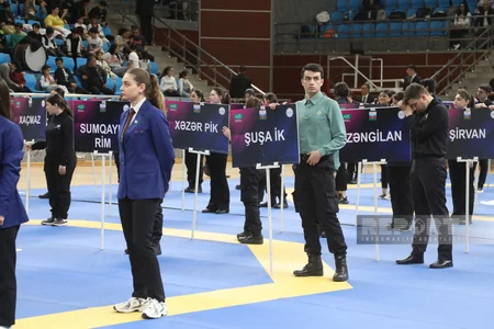 Kiçikyaşlı taekvondoçular arasında Azərbaycan birinciliyinin açılış mərasimi keçirilib