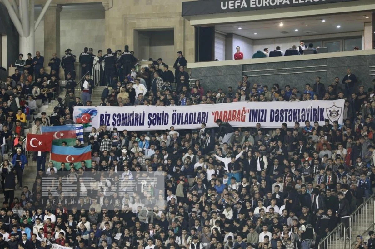 Şəhid övladları Qarabağın oyununu izləyiblər