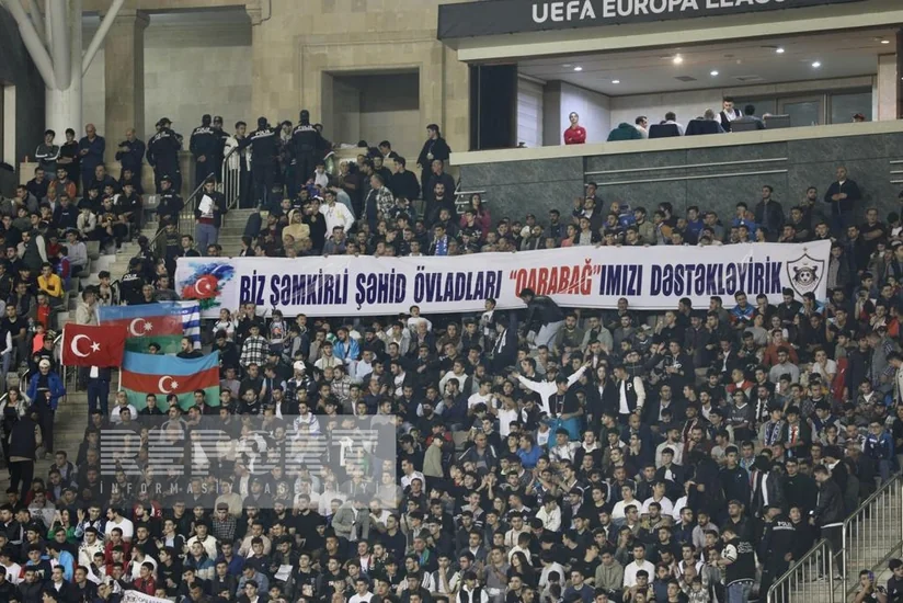 Şəhid övladları Qarabağın oyununu izləyiblər