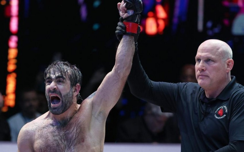 Rafael Ağayev ABŞ idmançısına qalib gələrək çempionluq kəmərinə sahib çıxıb