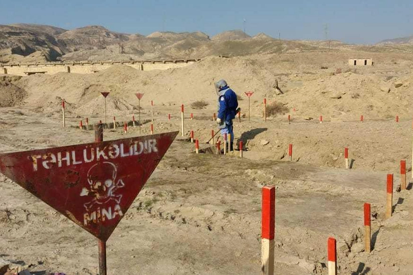 Ötən ay azad olunan ərazilərdə aşkarlanan minaların sayı açıqlanıb
