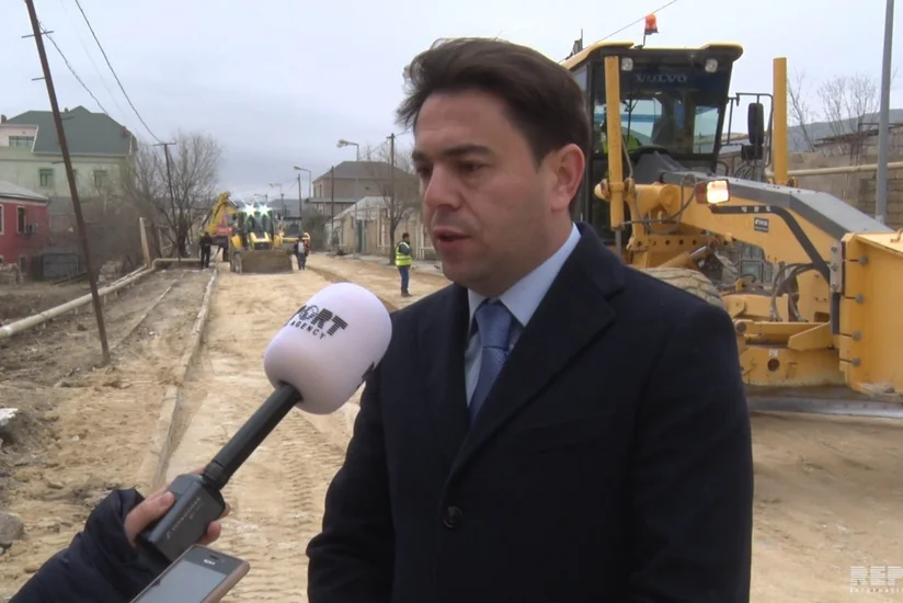 Binəqədi qəsəbələrində yolların yenidən qurulmasına başlanılıb