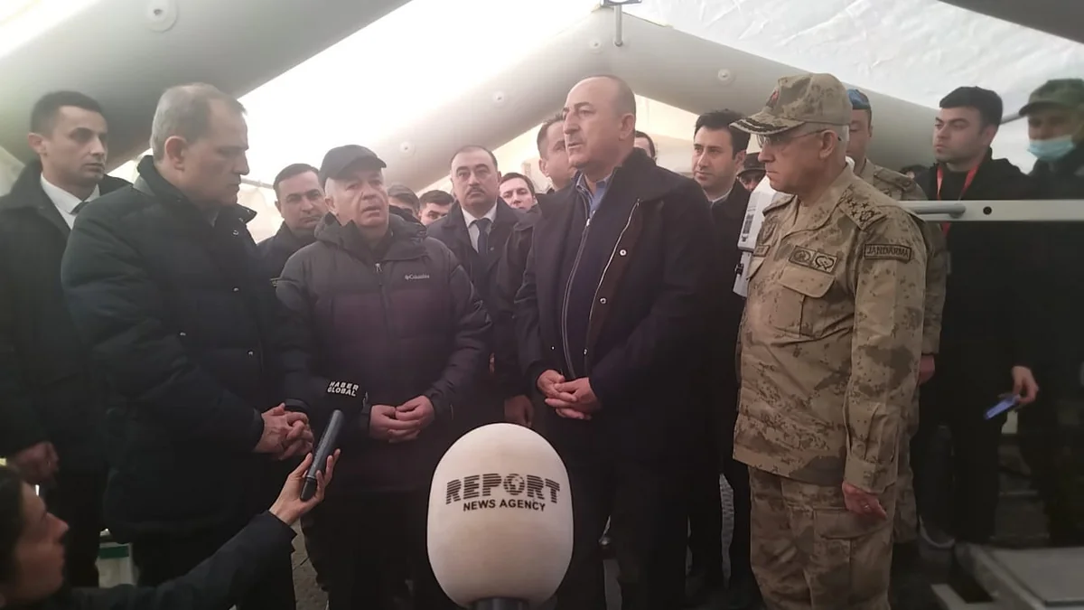Ceyhun Bayramov Kahramanmaraşda AFAD-ın Koordinasiya Mərkəzində olub
