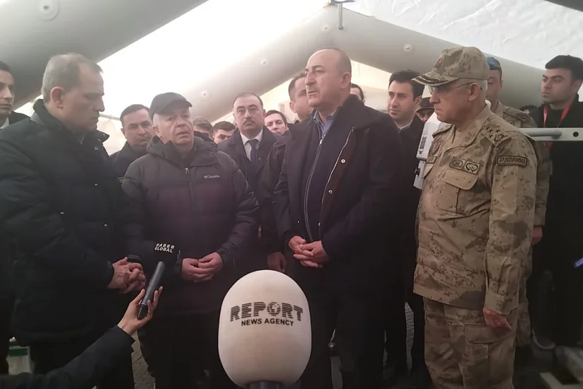 Ceyhun Bayramov Kahramanmaraşda AFAD-ın Koordinasiya Mərkəzində olub