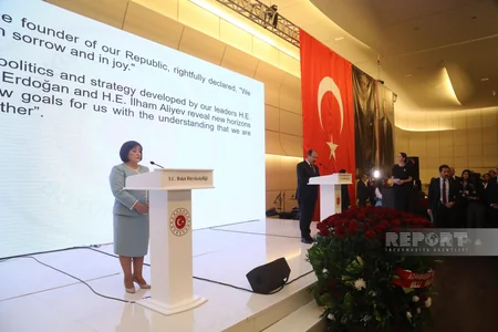 Bakıda Türkiyə Cümhuriyyətinin elan edilməsinin 100 ili münasibətilə rəsmi ziyafət verilib - YENİLƏNİB