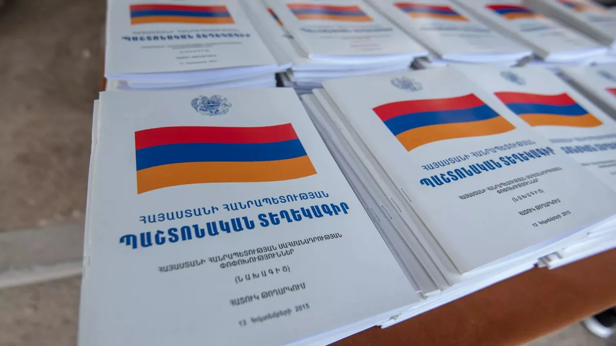 Armenian justice minister: New constitution should promote peace and security