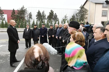 President Ilham Aliyev attended opening of Mardakan-Gala highway