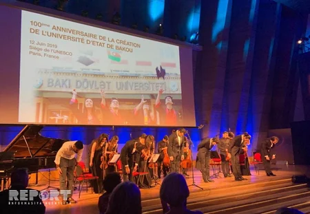UNESCO-da Bakı Dövlət Universitetinin 100 illiyi qeyd edilib