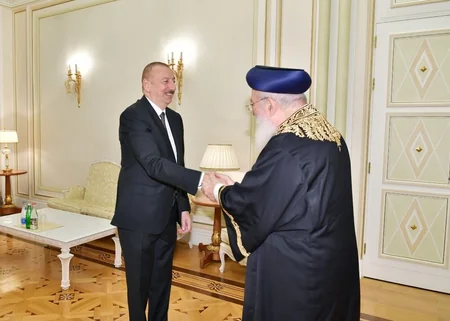 President Ilham Aliyev received Sephardic Chief Rabbi of Jerusalem