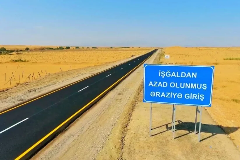 186 km of roads restored in Azerbaijan's liberated territories