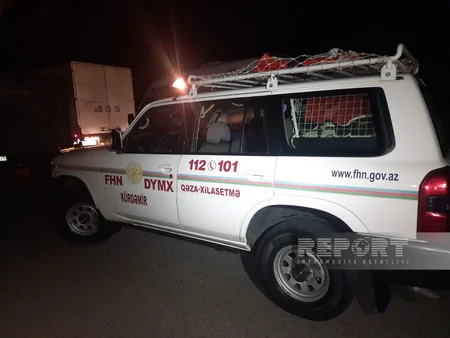 Kürdəmirdə furqon “KAMAZ”la toqquşub, ölənlər var