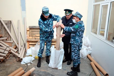 İrandan Azərbaycan ərazisi ilə Ukraynaya aparılan heroin müsadirə edilib
