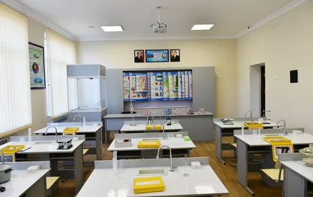 President Ilham Aliyev views school-lyceum No 62 in Nizami district after major overhaul