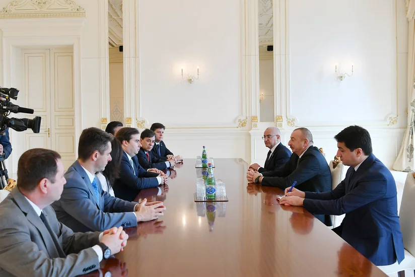 President Ilham Aliyev receives delegation led by president of Chamber of Deputies of Brazilian National Congress