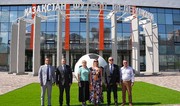 AFFA əməkdaşları Qazaxıstan Futbol Federasiyasının inzibati binasında olublar