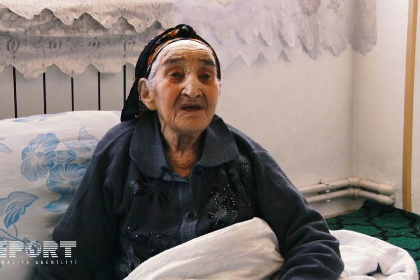 Şamaxılı Saray nənə qadınları təbrik edib - VİDEOREPORTAJ