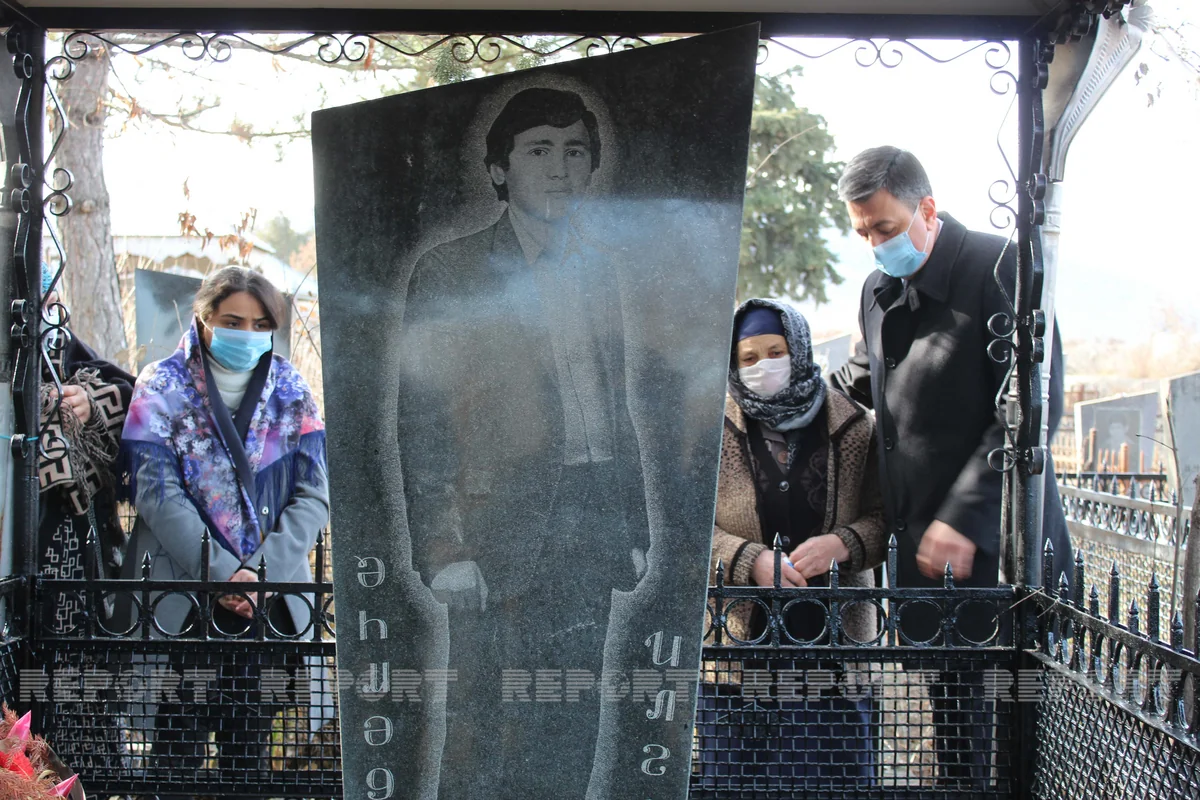 Gürcüstanda 20 Yanvar şəhidinin məzarı təmir olunur