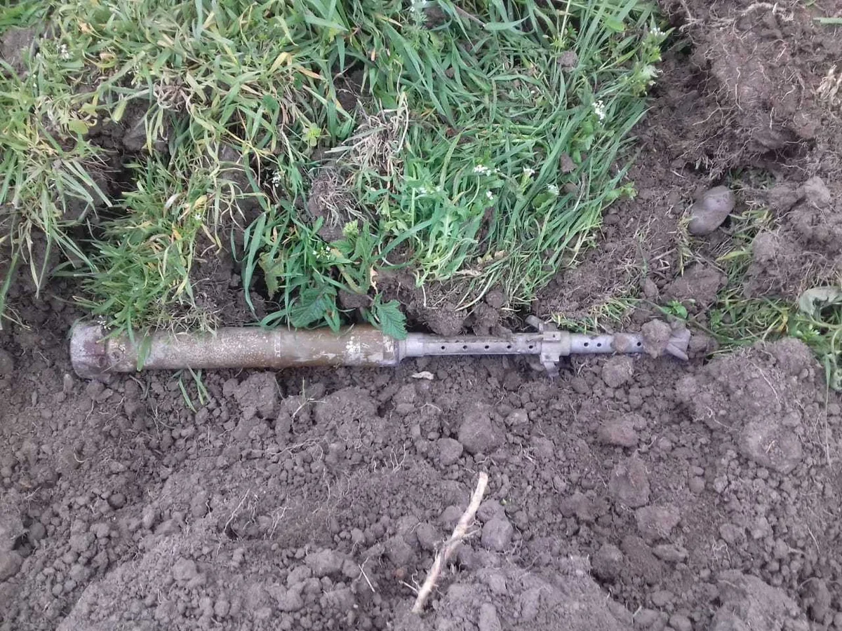 Tərtərdə PQ-7 raketinin mühərrik hissəsi aşkarlanıb